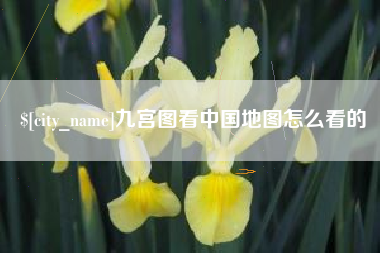 武汉九宫图看中国地图怎么看的