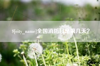 武汉全国消防日是第几天？