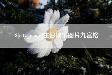 武汉生日快乐图片九宫格