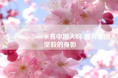 武汉5000米有中国人吗-都有中国人坚毅的身影