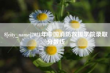 武汉2021年中国消防救援学院录取分数线