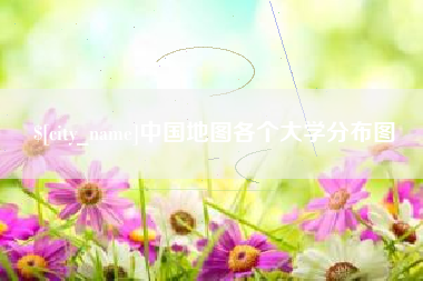 武汉中国地图各个大学分布图