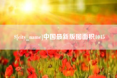 武汉中国最新版图面积1045