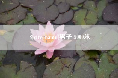 武汉男子 5000米