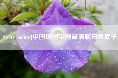 武汉中国地图全图高清版白色底子