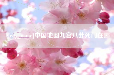 武汉中国地图九宫八卦死门在哪