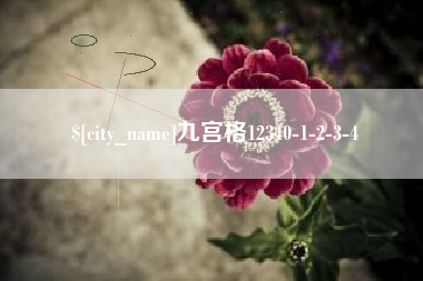 武汉九宫格12340-1-2-3-4