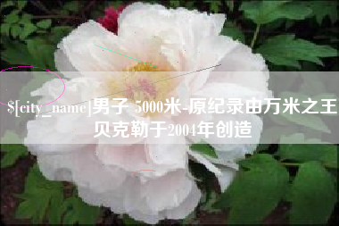 武汉男子 5000米-原纪录由万米之王贝克勒于2004年创造