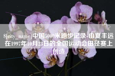 武汉中国5000米跑步记录-由夏丰远在1997年10月23日的全国运动会田径赛上创造