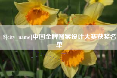 武汉中国金牌图案设计大赛获奖名单