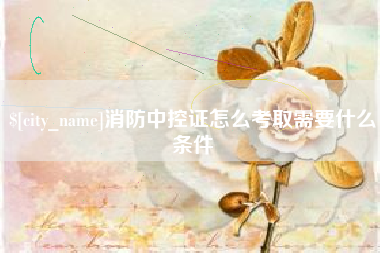 武汉消防中控证怎么考取需要什么条件