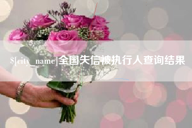 武汉全国失信被执行人查询结果