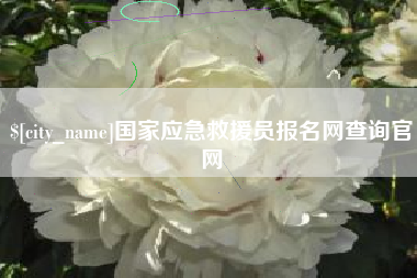 武汉国家应急救援员报名网查询官网