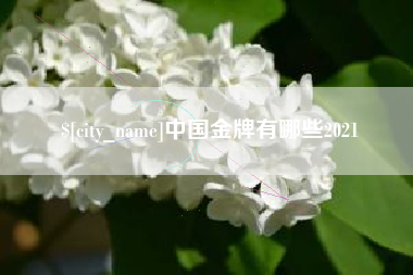 武汉中国金牌有哪些2021