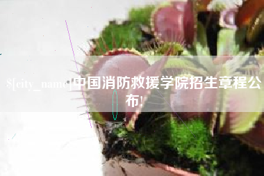 武汉中国消防救援学院招生章程公布!