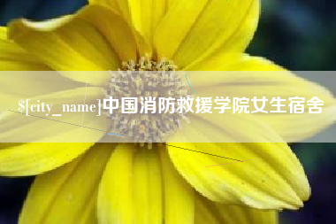 武汉中国消防救援学院女生宿舍
