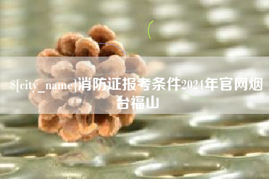 武汉消防证报考条件2024年官网烟台福山